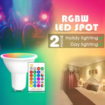 GU10 LED Auginimo Lempos, Didelio Ryškumo Reguliuojamas RGB Šviesos Efektas 