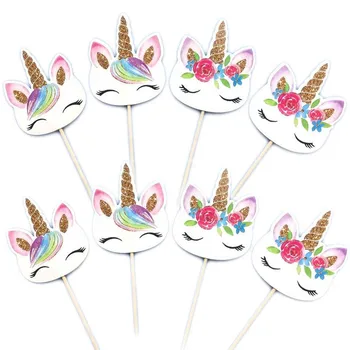 24PCS Cupcake Toppers 