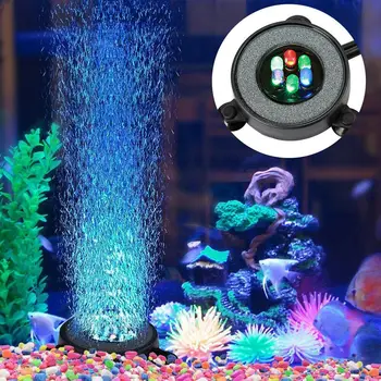 Povandeninis povandeninis Žuvų Bakas Šviesos LED Spalva Keičiasi Oro Burbulas Šviesos Akvariumas Oro Burbulas Lempa, Todėl Deguonies Žuvų Bakas
