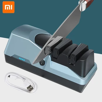 Xiaomi USB Įkraunama Peilis Drožtukas Elektros Profesinės Drožtukas Akmens Automatinis Šlifavimo Peilių Galandimo Virtuvė