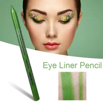 Naujų Akių kontūro Pieštukas ilgalaikis, Vandeniui Pigmento Žalia akių kontūro Pieštuką Moteris Mados Spalvų Akių Makiažas Kosmetikos
