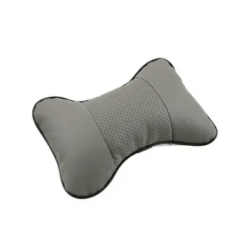 Kieto kaulo formos pagalvėlės pagalvės, galvos, kaklo poilsio kvėpuojantis odos audinio pagalvėlių Automobilių interjero priedai, nešiojamų unive