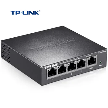 TP-Link 5 Port 10/100/1000Mbps Gigabit Switch Plug and Play,Paprasta Sąranka (TL-SG1005D)