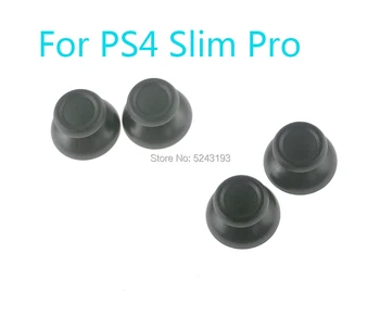 50pcs Sony PlayStation 4 PS4 Slim Pro Gamepad Valdytojas Remontas Dalis Analog Joystick Pakeitimo Nykščio Stick danga Bžūp Mygtuką